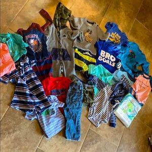 Bundle of 6-18 mo boy clothes.  20 items